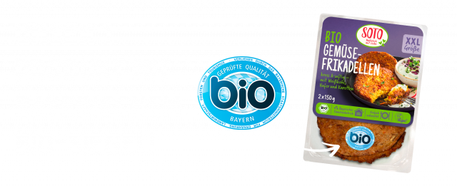 SOTO Bio Gemüsefrikadellen erhalten „Bayerisches Bio-Siegel“ – erster Bratling mit dieser Auszeichnung