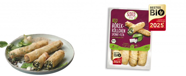 Bestes Bio 2025 für Bio Börek-Röllchen Spinat-Feta