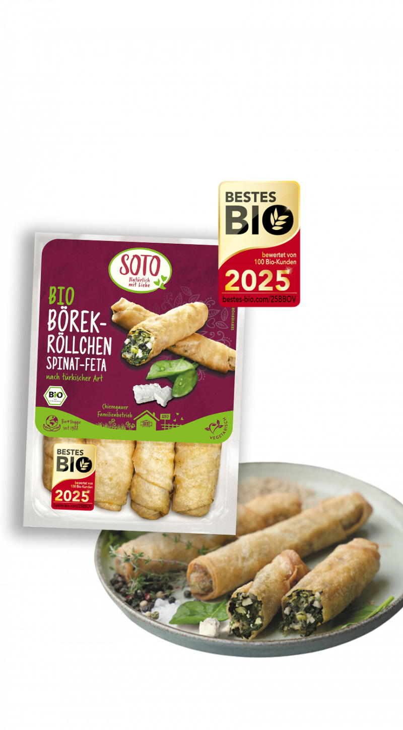 Bestes Bio 2025 für Bio Börek-Röllchen Spinat-Feta