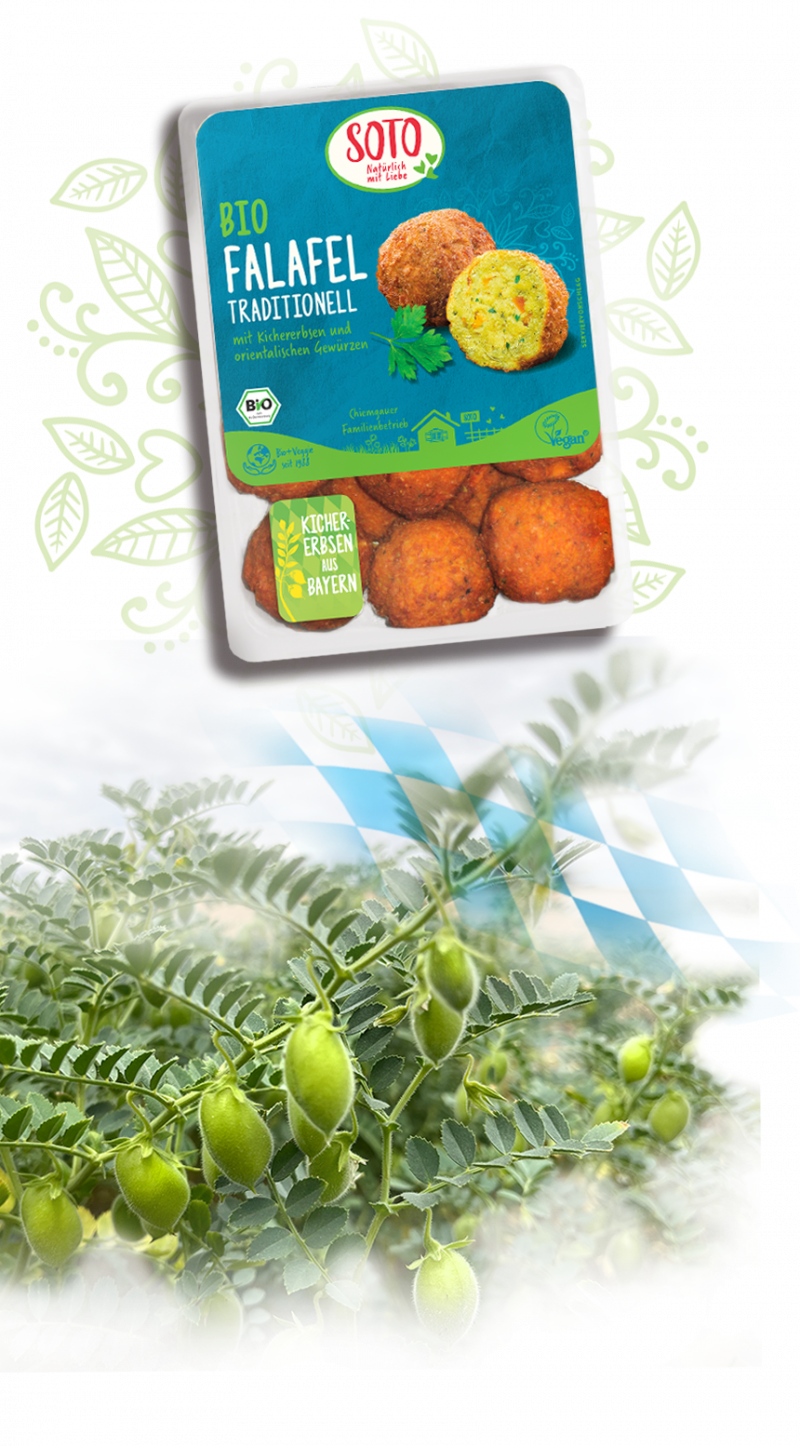 NEU: Bio Falafel Traditionell mit bayrischen Kichererbsen