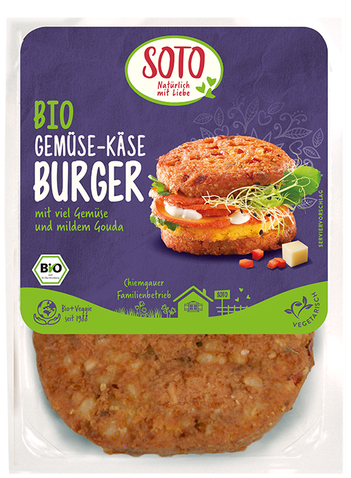 Bio Gemüse-Käse Burger