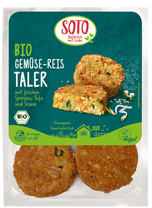 Bio Gemüse-Reis Taler