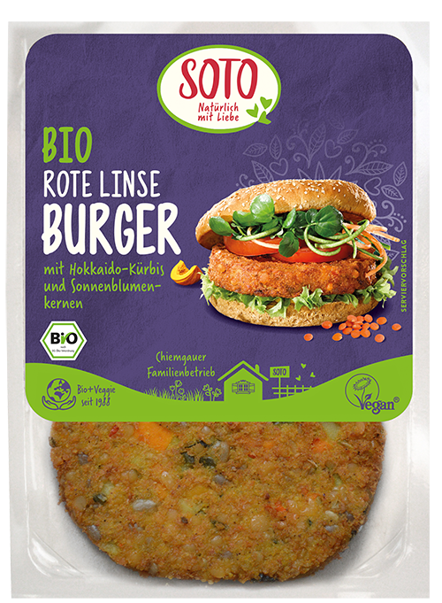 Bio Rote Linse Burger