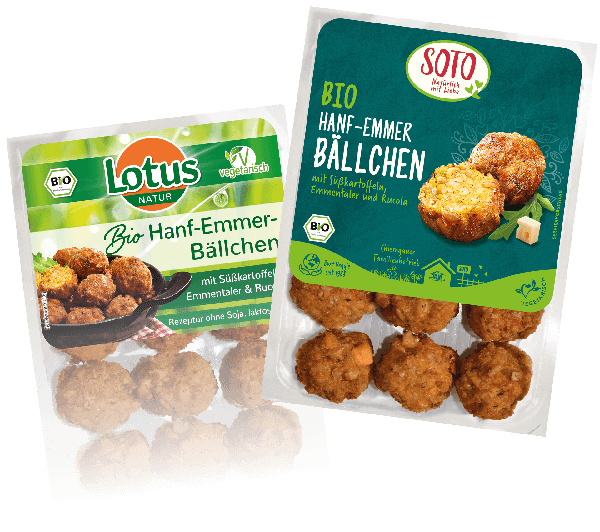 Bio Hanf Emmer Bällchen