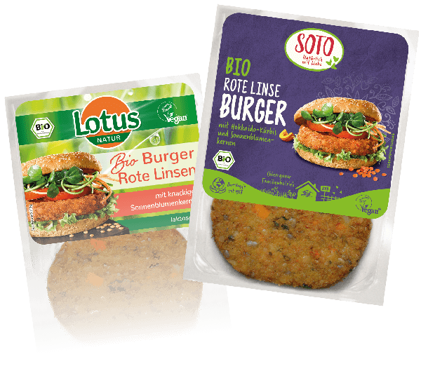 Bio Rote Linse Burger